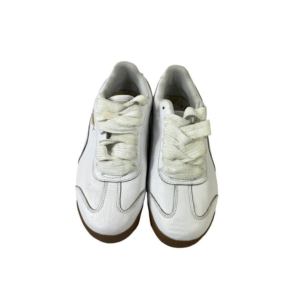 Mens Puma Roma Basic White Shoes - Picture 2 of 7